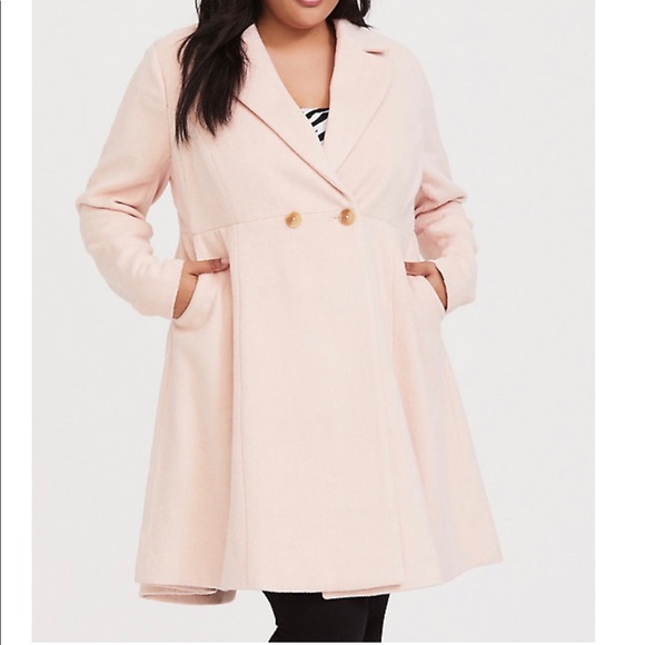 torrid pink coat